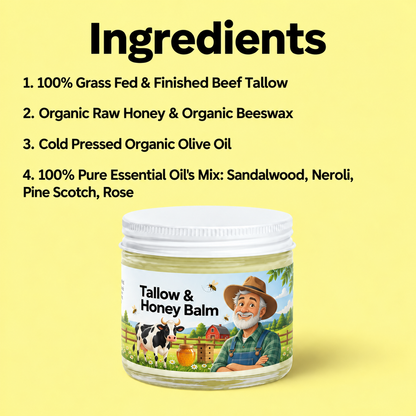 Tallow & Honey Balm - 2 oz